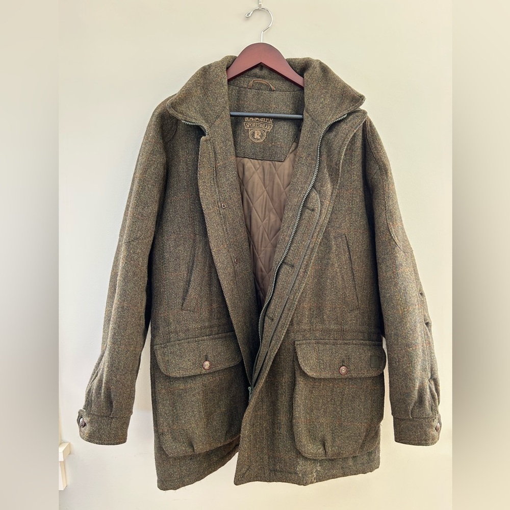 Rascher Sportswear - Orvis Tweed Olive Wool Field Jacket